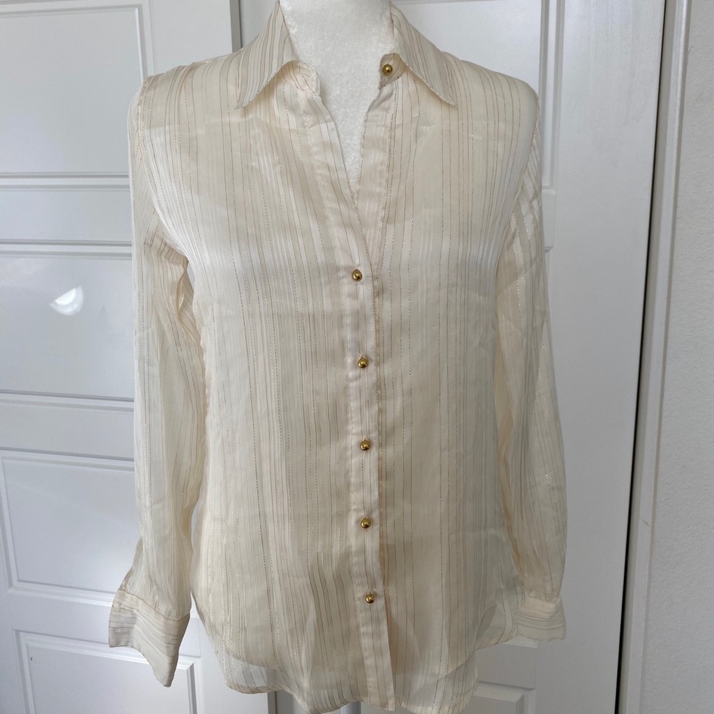 Ellen Tracy button down top
